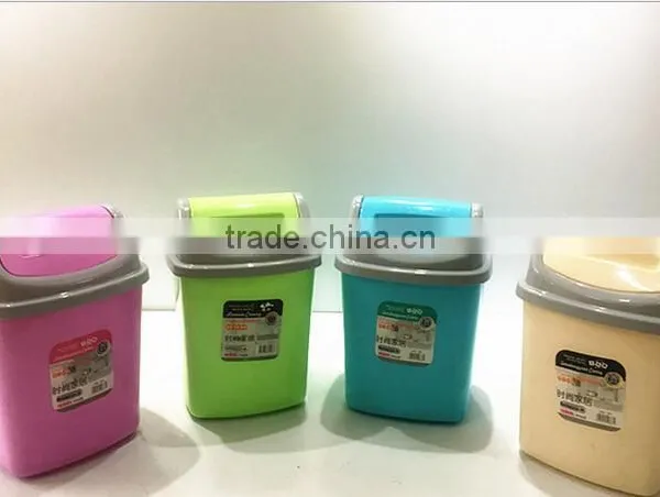 24L Waste Bin Beauty Customized Red Home Garbage Bin photo-2
