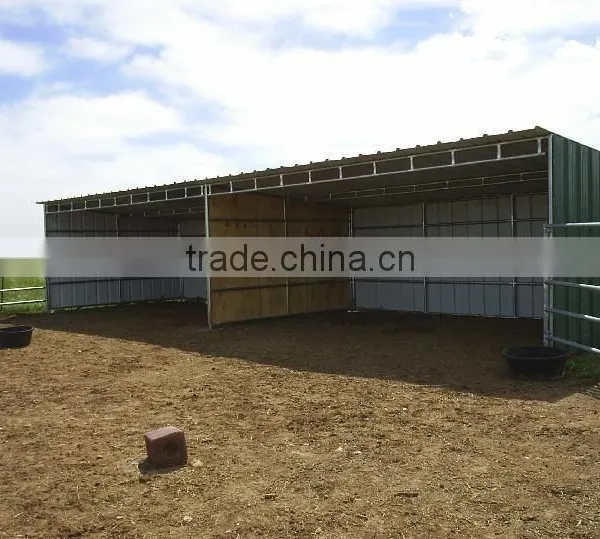 Steel Frame Horse Barn Horse Shelter photo-3