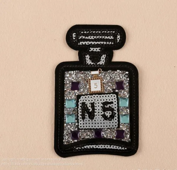 New Technique Garment Accessories Embroidery Motif Strass Hotfix Rhinestone photo-4