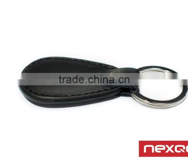 Factory Directly Supply Leather Keychain With 125khz/13.56mhz Chip photo-2