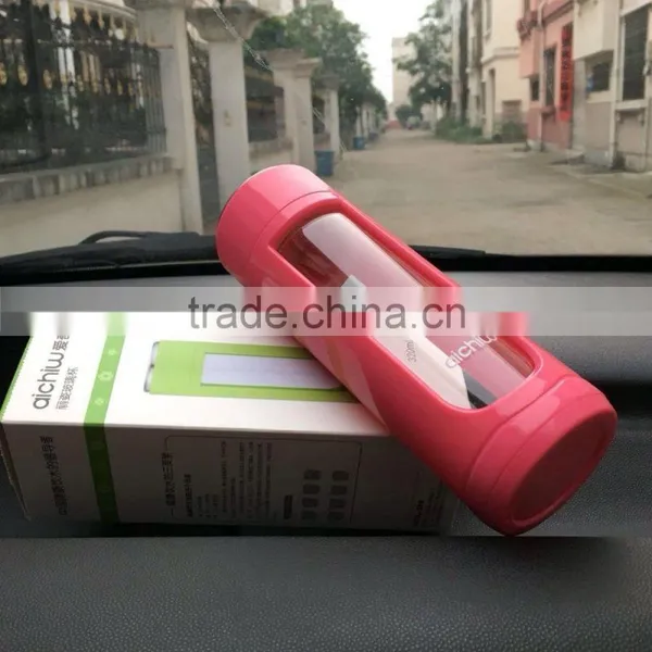 BPA-Free Glass Water Bottle With Lid Protable photo-2
