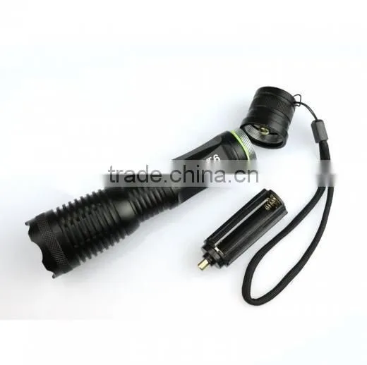 XML-T6 Rechargeable Zoom Flashlight LED Torch Flashlight Tactical Flashlight photo-3