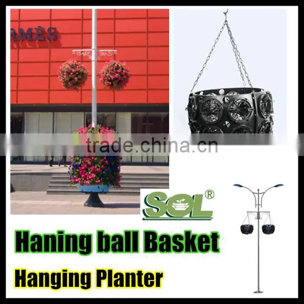 Hot Sale New Design Decorative Garden Flower Making Pot Hanging Ball Shaped Planter photo-2