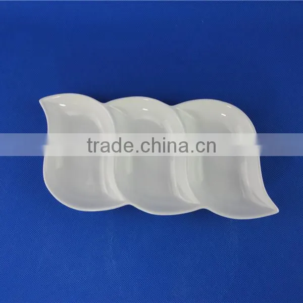 Plates Porcelain Different Shapes White photo-6
