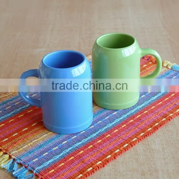 Solid Color Irregular Shape Beer Mug photo-2