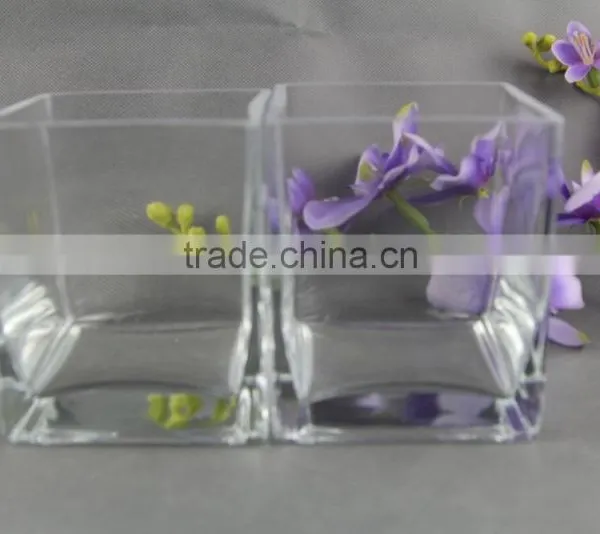 Beautiful Clear Glass Vase With Heart Design photo-2