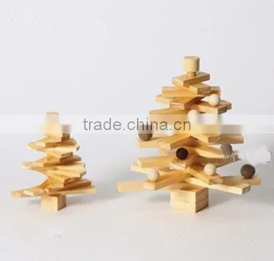 High Quality Trees for Indoor Christmas Decorations, Customed Mini Wooden Christmas Trees photo-3