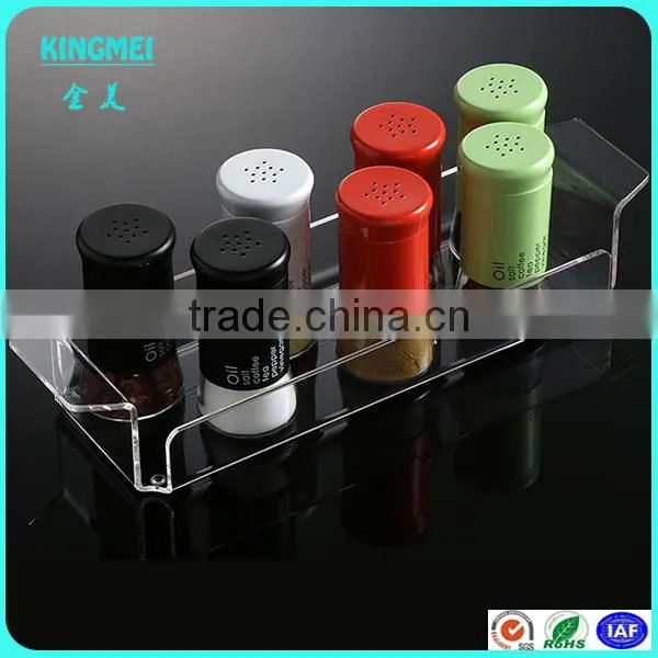 Wholesale Custom Lucite Plastic Rectangle Pop Acrylic Serving Tray Acrylic Condiments Tray photo-2