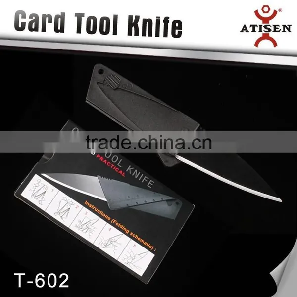 Folding Credit Card Knife With Stainless Steel Blade photo-2