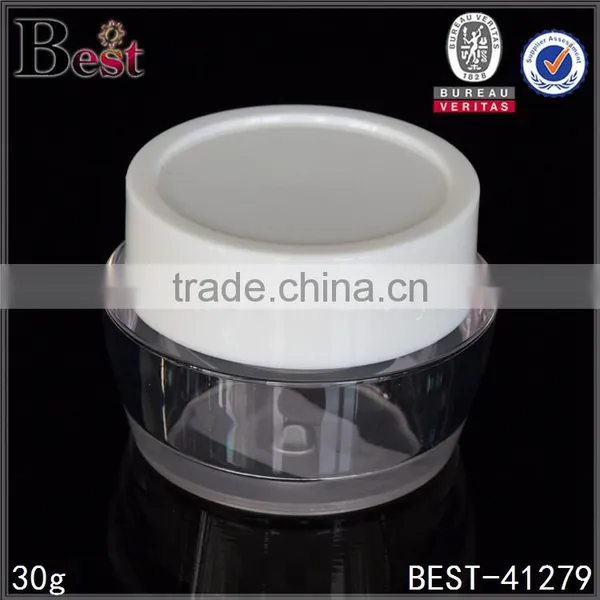 50g Square Double Wall Plastic Empty Cream Jars High Grade Cream Jar photo-5