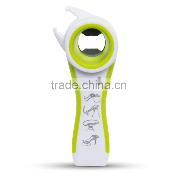 2016 Amazon Hot Selling Colorful and Multifunction 5 in 1 Bottel Opener Jar Opener photo-3