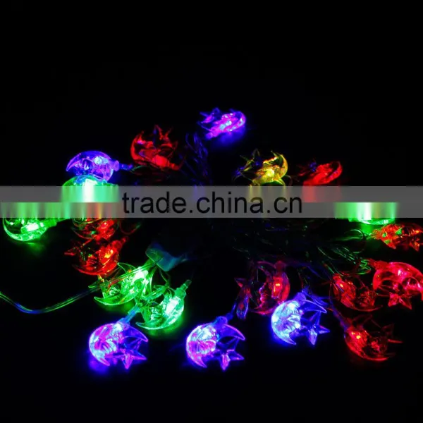 New 2016 Hot 4M/20LED AC110V~220V RGB Moon Star Waterproof LED String Light Christmas Lights photo-2
