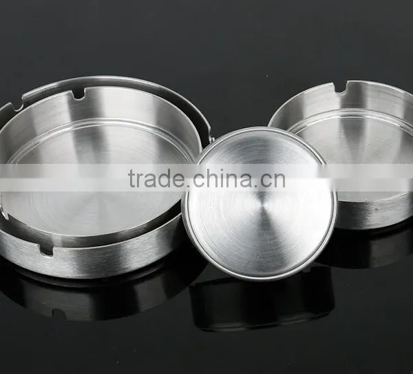 10cm Stainless Steel Cigarette Table Ashtray for Home photo-2