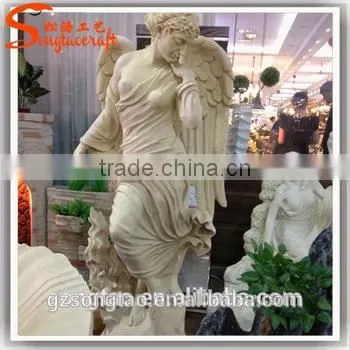 Songtao Factory Price Concrete Statue Molds Resin Fiberglass Sculpture Angle Molds Statue photo-3