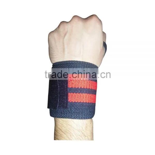 WRIST WRAPS 12 or 14inches Long ELASTIC SUPPORT WEIGHT LIFTING W/THUMB LOOP POWER STRAPS photo-2