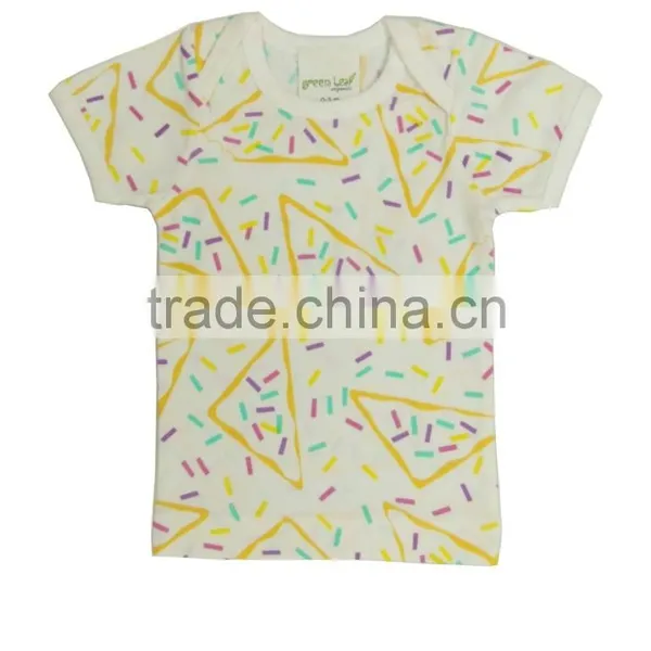 New Style Comfortable Polo t Shirt and Pant for Babies With Organic Short Sleeve Printed Babys t Shirt photo-3