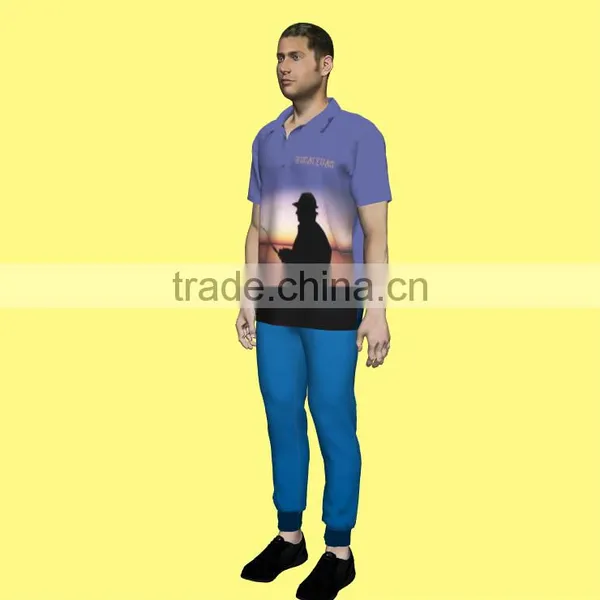 Polo, Men Polo, Wholesale Polyester/cotton Custom Design Fashion Polo MQF-006 photo-4