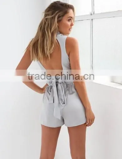 Satin Women Fashion New Style Sexy Two Piece Sets 2016 Wholesale Ladies Elegant Grey Fashion Sets photo-5