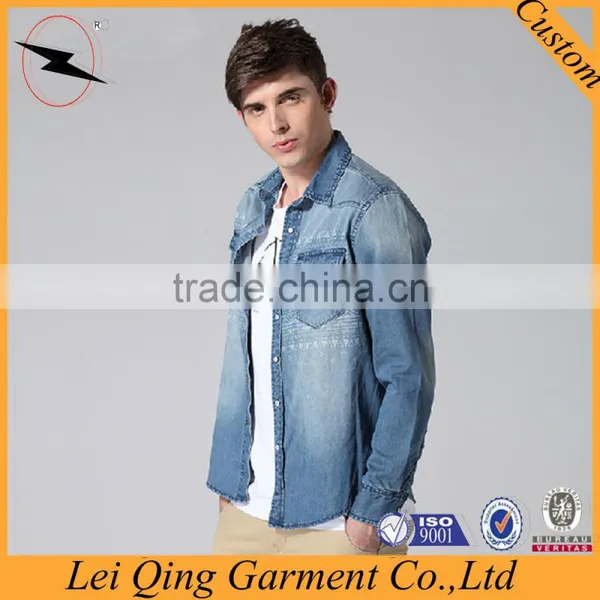 Wholesale Plain Denim Jackets Shirts Suppliers photo-2