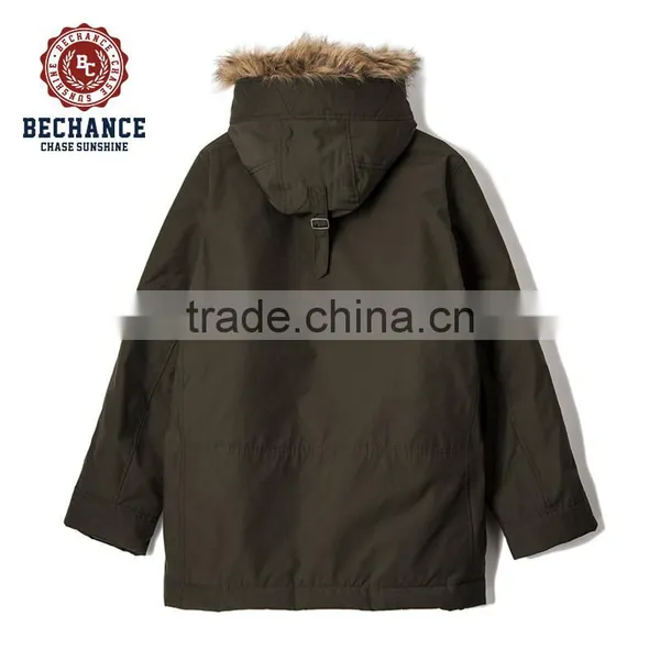 Cotton Wholesale Parka Jacket With Fur photo-2