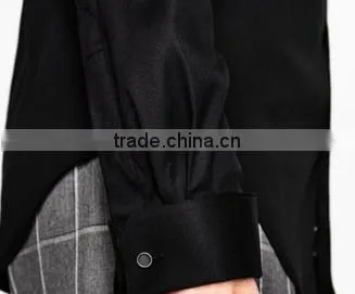 Long Sleeve Elastic Oxford Shirt photo-3