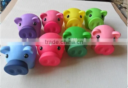Custom PVC Plastic Cute Piggy Bank Pink Pig Piggy Bank photo-2