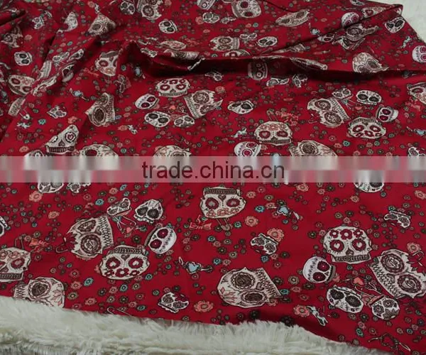 Hot Selling tc 45*45 110*76 Cvc Jersey Burn Out Custom Print Poplin Fabric Price photo-4