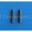 Double Row Surface Mount Technology Pin Socket Connector 2.5mm Pitch 16 Pins Vertical