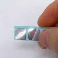 Customized Made Metal Jewelry Box Sticker Electroform Sticker