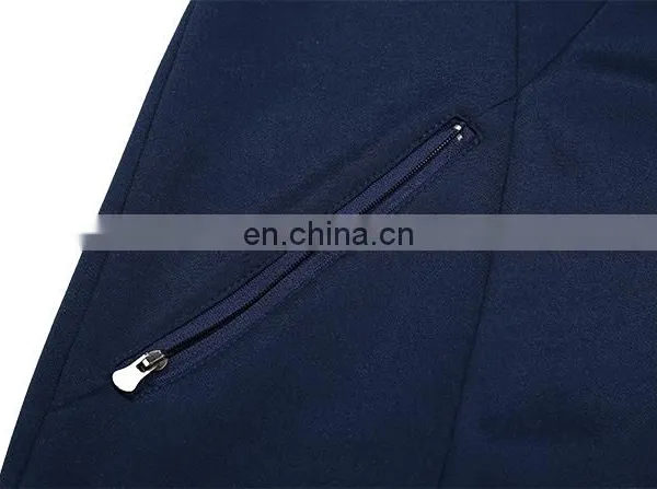 Blank Navy Men Sports Wear Branded Tracksuits photo-5