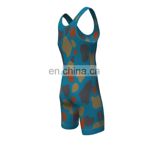Wholesale Cheap Quick Dry Gym Wrestling Singlets photo-6