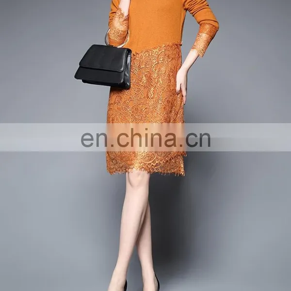 New Trendy Women Knit Long Sleeve Dress photo-4