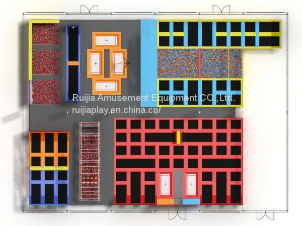 Hot sale customized fitness indoor trampoline for kids