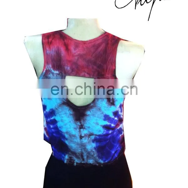 Wholesale Colorful Popular Floral Tiedye Evening Shit . photo-2