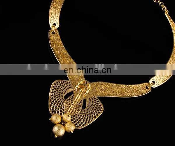 Free Shipping Big Fashion Jewelry Set/dubai Gold Jewelry Set / Rani Haar Jewelry Set photo-4