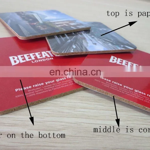 Custom Cheap Paper Coaster,cork Coaster for Cup photo-5