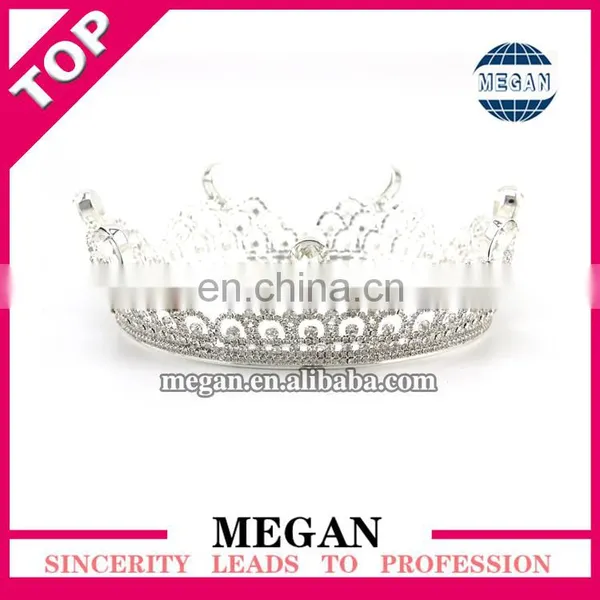 Princess Rhinestone Tiara Beauty Pageant Crowns Bride Jewelry Hair Accessories Tiara photo-5