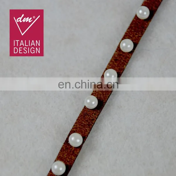 Hot Design Beaded Pearl Embroidery Lace Trim for Cloth Decoration photo-3