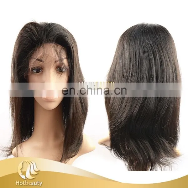 Hot Beauty Hair 100% Raw Unprocessed Virgin Human Full Lace Wig photo-4