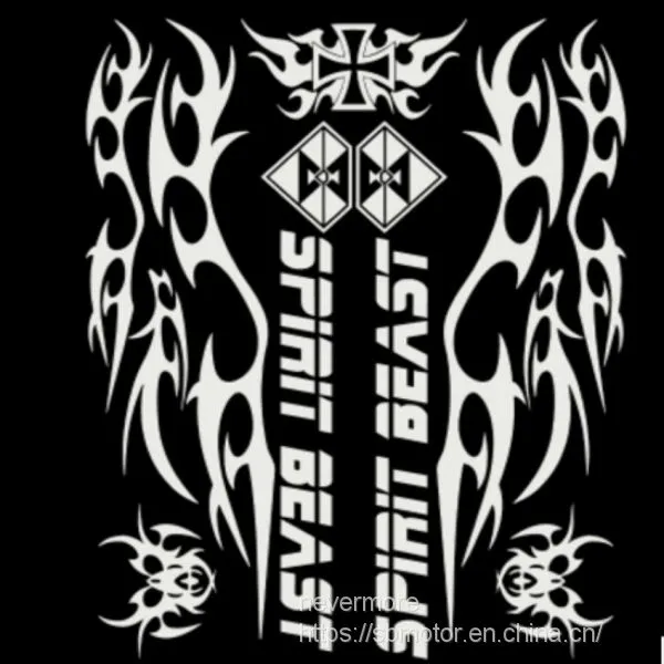 Spirit Beast Motorcycle Modified Body Sticker Cool Styling BL-401 photo-2