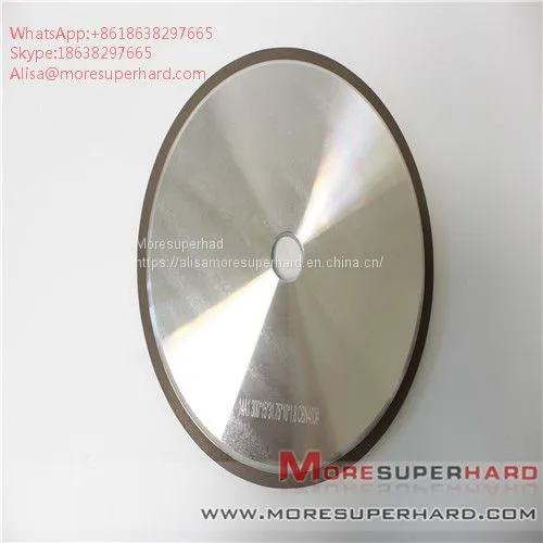 14a1 Resin CBN Grinding Wheel Processed Stainless Steel Plate Alisa@moresuperhard.com photo-4