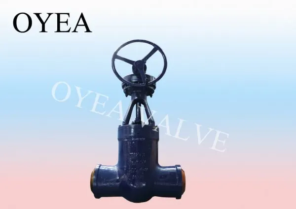 ANSI 20crmov Flange Weld High Temperature High Pressure Power Station Gear Gate Valve