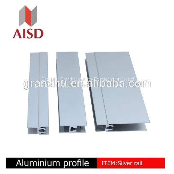 Aluminium Profiles for Sliding System Anodized Silver photo-3