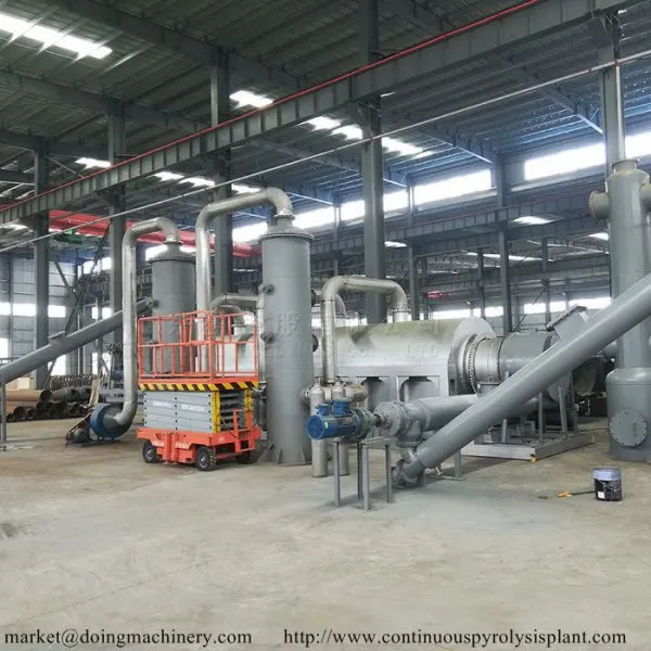10 Ton Fully Automatic Waste Tire Pyrolysis Plant Batch Tyre Pyrolysis Plant photo-4