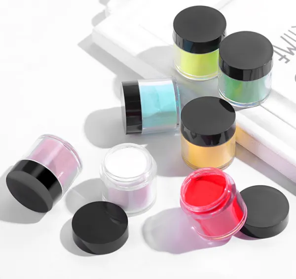 Dip Powder Glitter Acrylic Powder Nail Art Design photo-2