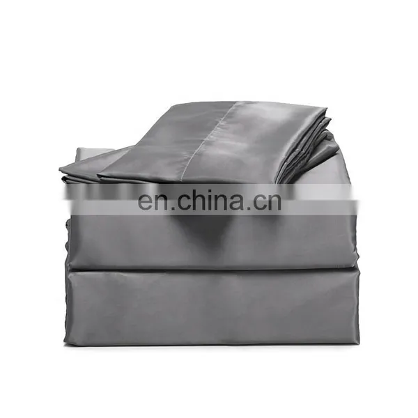 Luxury Beautiful Good 100% Microfiber Fabric Lightweight Durable Stronger Bedding Set Sheet photo-3