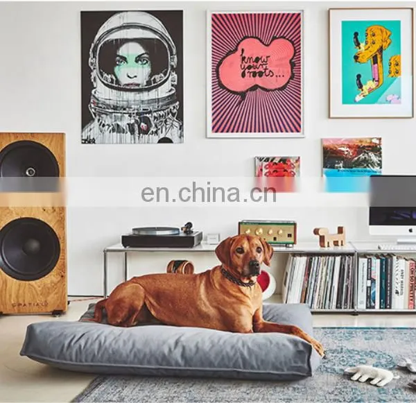 Washable Dog Bed Cushion Soft and Comfortable Fabric Dog Mat With Blanket photo-6