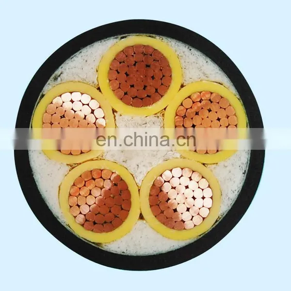 VV 4x120 0.6V/1KV Constant Section Copper Core Electrical Power Cable With PVC Insulation PVC Sheath photo-2