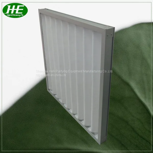 AHU Panel Type Ventilation Synthetic Fiber Pleated Pre Filter photo-5