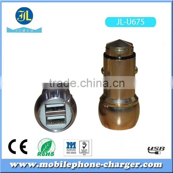 Electric Type Multi-function 5v 3.1A Car Charger MP3/MP4 Player Use Mobile Fast Charger Car Charger